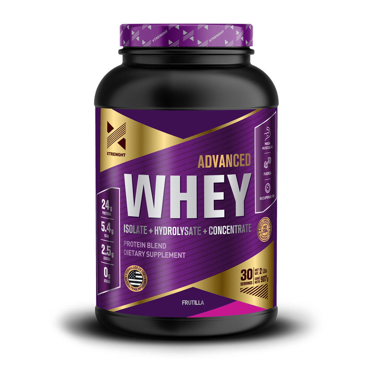 Advanced Whey Xtrenght – 2 lbs (907g) - Imagen 3