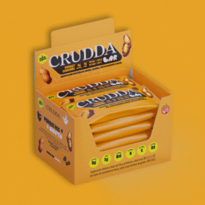 Crudda Bar Peanut Caramel – Caja x10 barritas (40g)