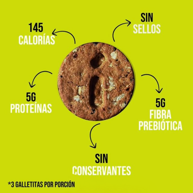 Combo x 3 Galletitas Proteicas Íntegra – Chía & Arándanos 72 g - Imagen 5