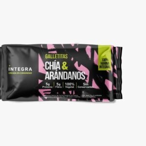 Combo x 3 Galletitas Proteicas Íntegra – Chía & Arándanos 72 g