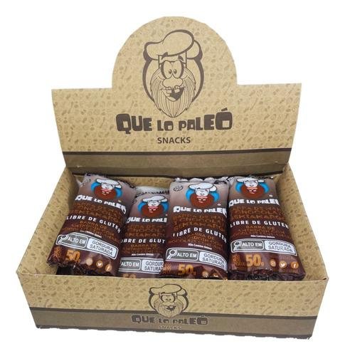 Barra Que lo Paleó de Maní & Chocolate Semiamargo – Caja x12 (50 g)