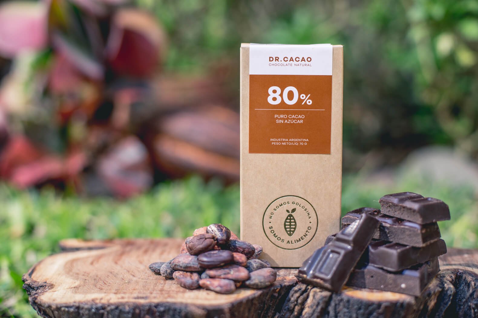 Chocolate 80% Cacao (50 g) - Imagen 2