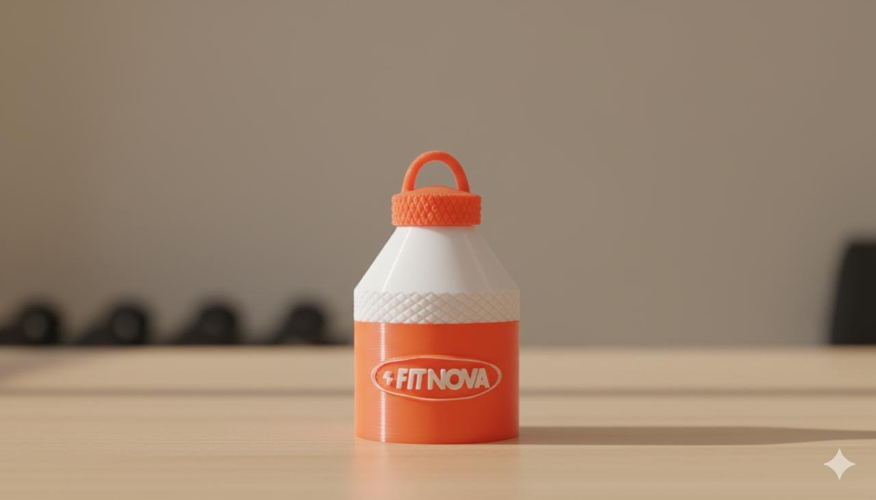 Porta Scoop Fitnova – 25 g | 3 partes, a rosca y ultra práctico