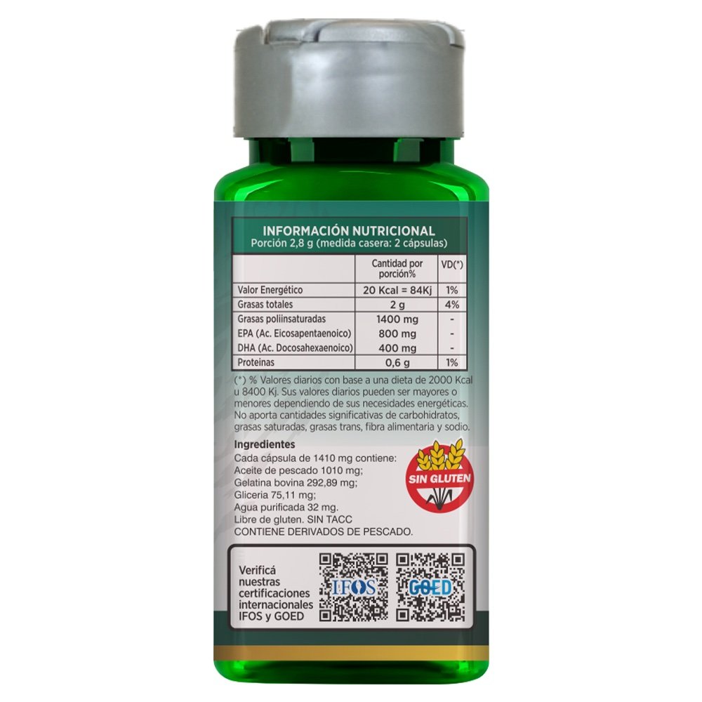 Omega 3 IFOS 60 Caps - INNOVANATURALS - Imagen 2