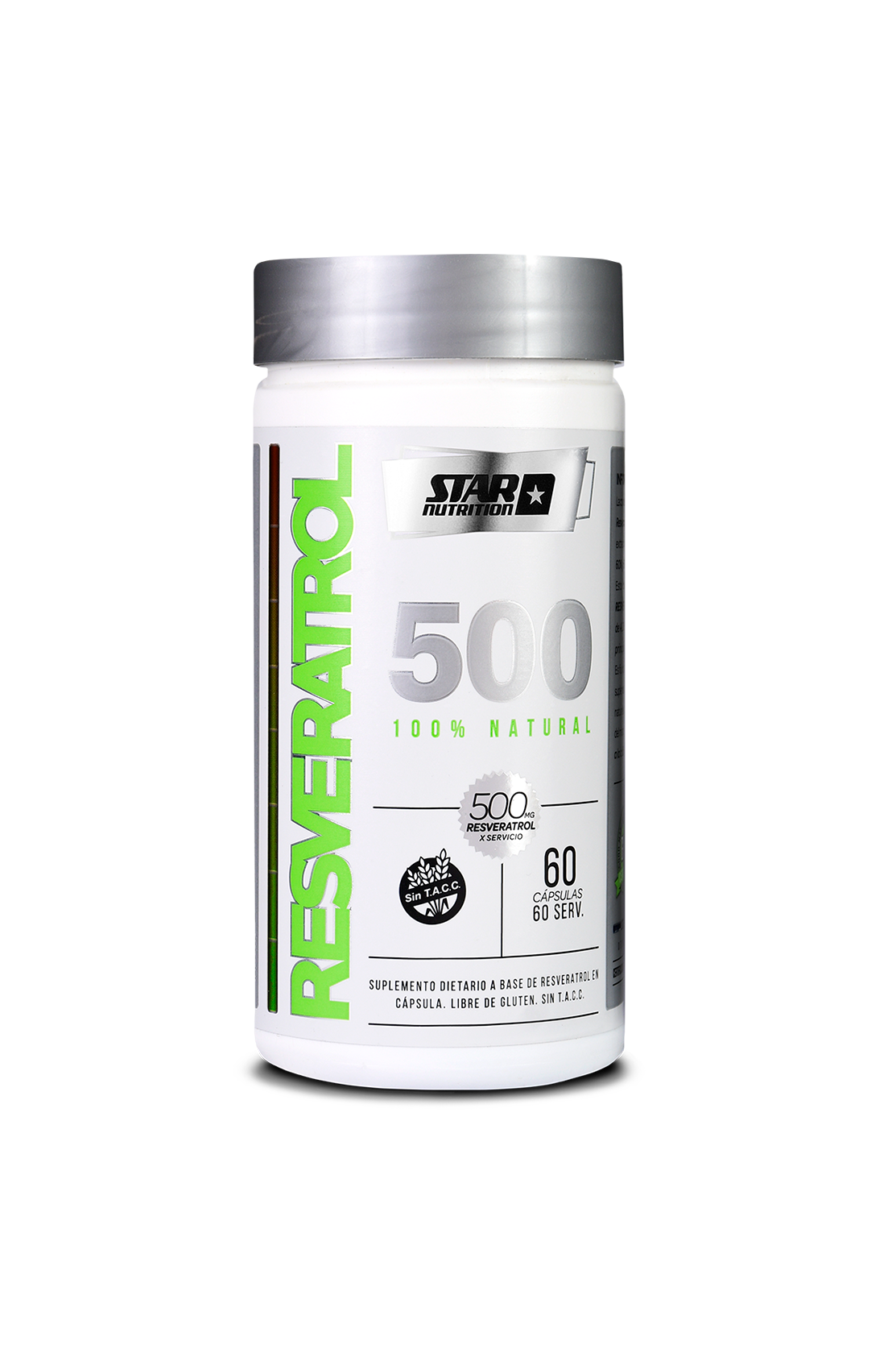 Resveratrol 500 Star Nutrition 60 cápsulas