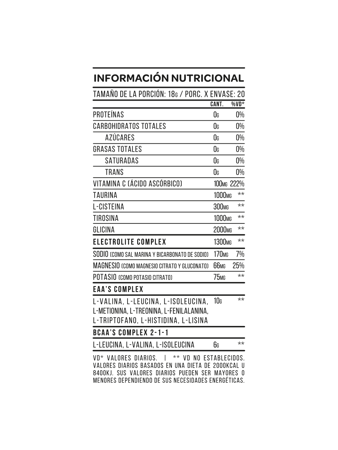 Essential Amino EAA’s 360 g – Sabor Limón | Star Nutrition - Imagen 3